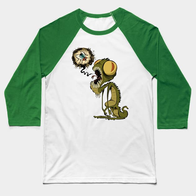 Covid-19 Lizard Person Baseball T-Shirt by westinchurch